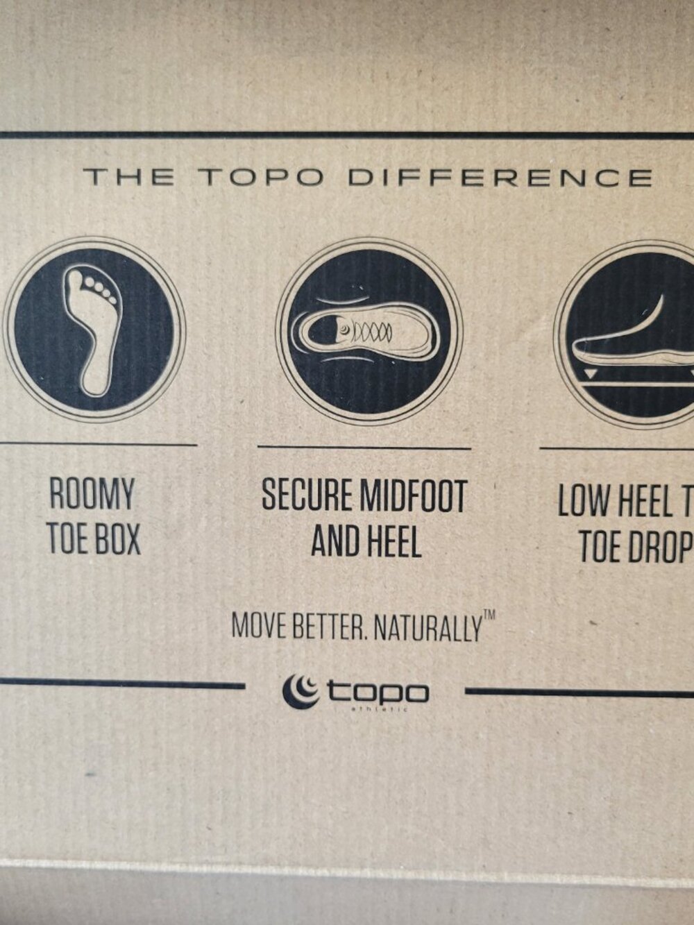 NIB! Topo Trailventure 2 low drop Hiking Boots Men Charcoal/Mustard 9 M053 - Picture 5 of 16